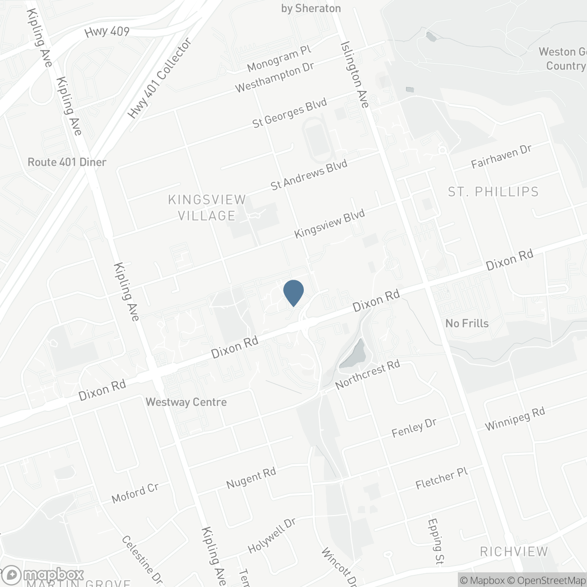 1708 - 320 DIXON ROAD, Toronto, Ontario M9R 1S8